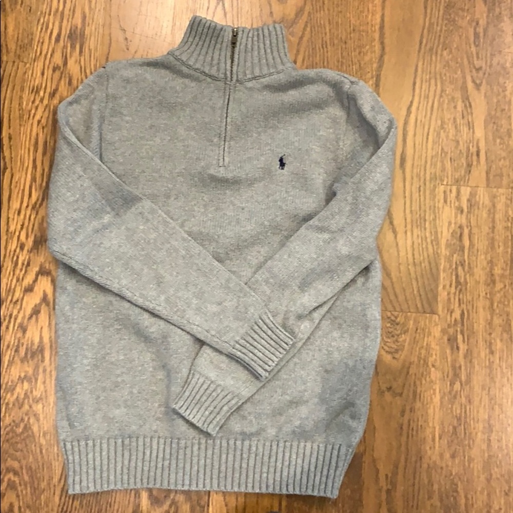 Quarter zip boys sweater